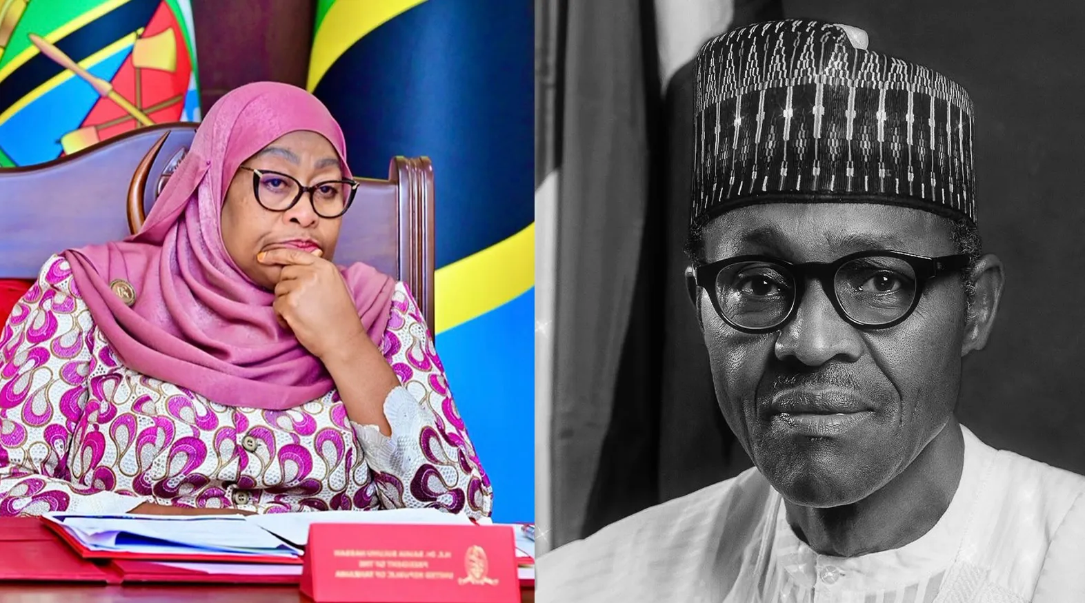 rickmedia: rais-samia-aguswa-kifo-cha-aliekuwa-rais-nigeriamuhammadu-buhari-108-rickmedia