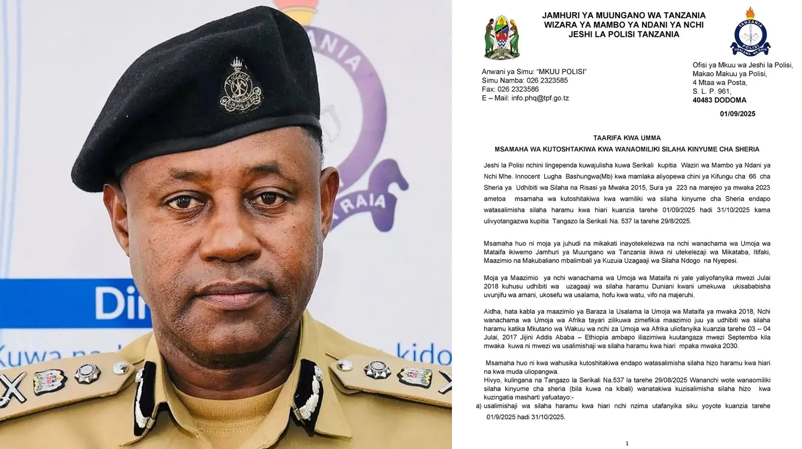 rickmedia: jeshi-polisi-latoa-msamaha-kwa-wamiliki-silaha-823-rickmedia
